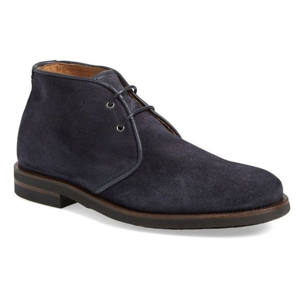 NEW Aquatalia Men's Rinaldo Suede Lace-Up Chukka Boots